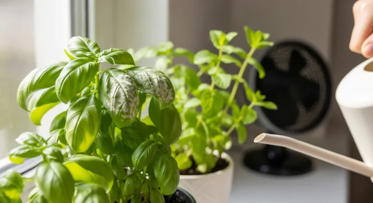 Powdery Mildew on Indoor Herbs: Kitchen-Safe Treatments